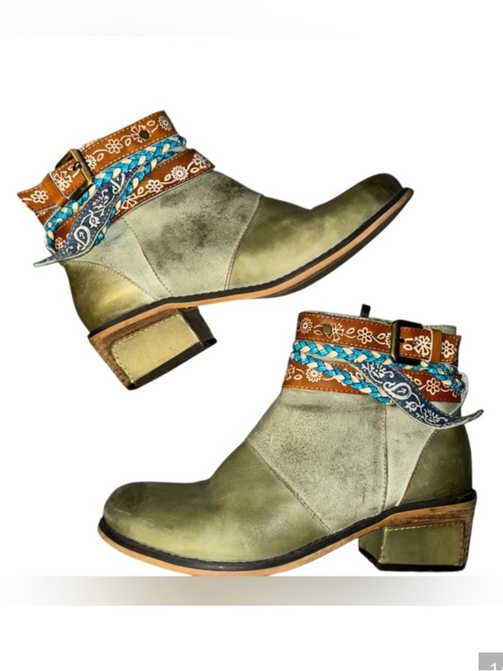 Socofy Boho ankle Boots 8/38